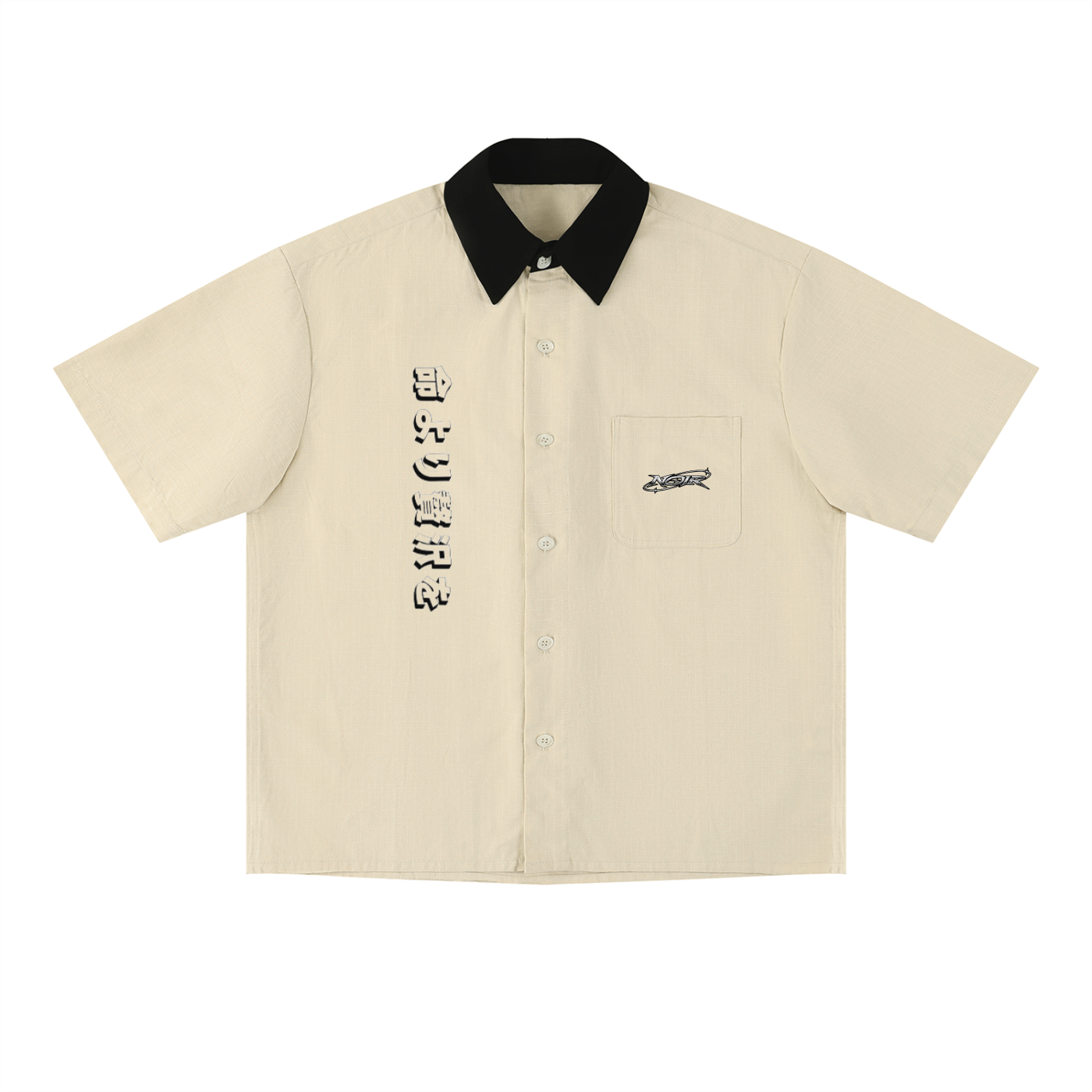 Unisex Color Block Short Sleeve Shirt