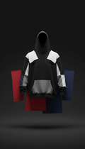 Deconstructed Graphic Hoodie