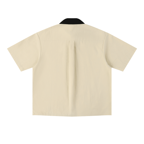 Unisex Color Block Short Sleeve Shirt